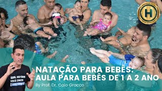 NATAÇÃO PARA BEBÊS AULAS PARA BEBÊS DE 1 A 2 ANOS [upl. by Encratis]