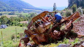 Rescuing A Cat D4D Dozer Abandoned for Years on a Steep Hillside [upl. by Blumenfeld]