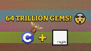 How I made a world with trillions of gems in C with Raylib [upl. by Myron828]