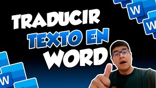 como TRADUCIR TEXTOS en WORD de ESPAÑOL a INGLES [upl. by Perl]