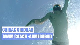 Ahmedabad Swimming Coach and underwater video [upl. by Wallraff]