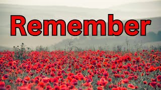 Remember  a heartfelt REMEMBRANCE DAY song in memory of Amos William Dilkes [upl. by Cousins]