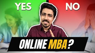 Is Online MBA worth it Reality of Online MBA courses  Best universities in India [upl. by Gimpel]