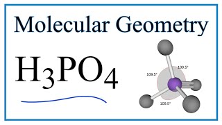 H3PO4 Phosphoric acid Molecular Geometry Bond Angles [upl. by Reema]