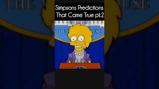 Simpsons prediction that came true pt 2 creepy shorts [upl. by Nissie]