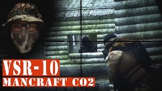 Counter Sniping 500 FPS Mancraft CO2  VSR 10 [upl. by Venus579]