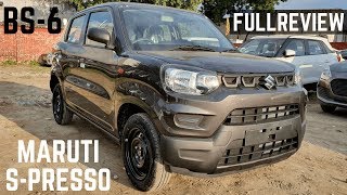 Maruti Suzuki SPresso SUV FULL Detailed Review  Latest Features New Interiors Price Variants [upl. by Cuttie]