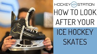 How To Look After Your Ice Hockey Skates [upl. by Rickert970]