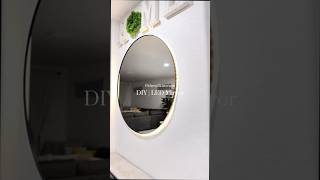 DIY IKEA LED MIRROR 🪞 diyhomedecor ikeahacks amazonhome [upl. by Corina]