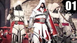 RETURN OF THE BORGIA  Assassins Creed Brotherhood  Lets Play PART 1 [upl. by Ylesara67]