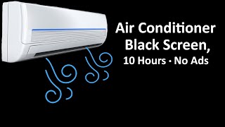 Air Conditioner Sound for Sleeping and Relaxing 😴  Black Screen  No Ads [upl. by Sieracki839]