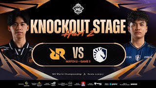 ID M6 Knockout Stage Hari 2  RRQ HOSHI VS TEAM LIQUID ID  Game 3 [upl. by Lower]