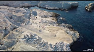 Sarakiniko Beach  Milos Island Greece [upl. by Ethbun]