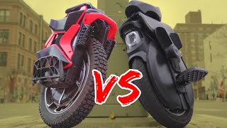 King Song S22 vs Inmotion V11 Best of last Gen Suspension EUC vs Gen 2 126V 45mph Powerhouse [upl. by Leahcimnhoj]