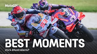 Best MotoGP™ Moments ⚔️  2024 AustralianGP [upl. by Drews386]