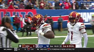 Muffed Punts leads to Commanders Touchdown [upl. by Athal]