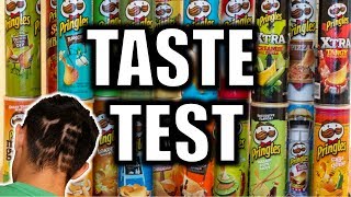 PRINGLES TASTE TEST CHALLENGE LOSER CUTS HAIR [upl. by Tate]