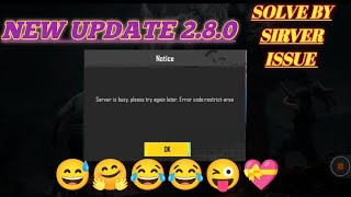 HOW TO SOLVE SIEVER ISSUE PUBG MOBILE GLOBAL VERSION NEW UPDATE 280 [upl. by Docilu]