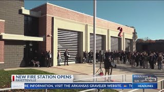 New fire station opens in Fayetteville [upl. by Arhaz]