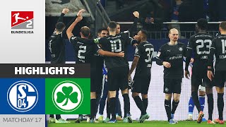 Four Goals No Winner  FC Schalke 04  Greuther Fürth 22  Highlights  MD17  Bundesliga 2 2324 [upl. by Surazal304]