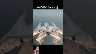 AC 130 flares A400M flares🫣🥶 military airforce aviation army automobile plane sigm shorts [upl. by Sou]