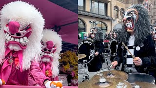 Fasnacht Visiting Lucerne and Basel Switzerland  Swiss Travel Vlog [upl. by Enaillil]