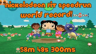 WORLD RECORD Nickelodeon Fit Any Speedrun  58m 49s 300ms emulator [upl. by Pesvoh]