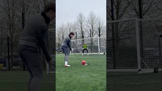 Just a really bad but fun idea 😆 football goalkeeper [upl. by Brass683]