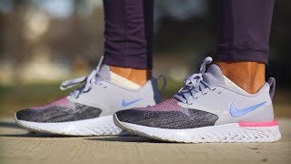 Nike Odyssey React 2 FlyKnit REVIEW  Not quite as EPIC [upl. by Oinimreh]