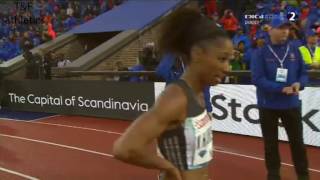 100m Hurdles Womens  Diamond League Stockholm 2016 [upl. by Frayda]