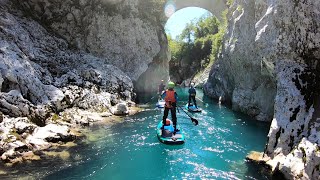 Soca Kobarid  Tolmin Wildwasser SUP [upl. by Picardi]