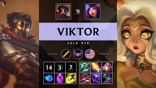 Viktor Mid vs Neeko Legendary  NA Master Patch 1420 [upl. by Aizirtap]