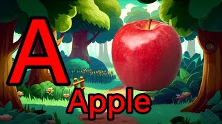 A to Z I A for Apple 🍎 I Abcd I English Alphabet I Kids learning abc abcdmela abcd abcde abs [upl. by Gokey]