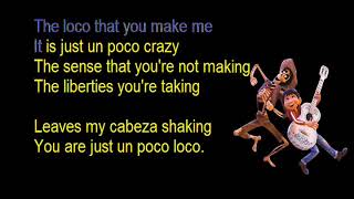 Poco Loco Videoke  Karaoke No Vocals with English and Spanish Lyrics [upl. by Marshal]