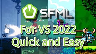 Linking SFML 261 in Visual Studio 2022 for Windows Updated shorter version for 2022 [upl. by Peddada]