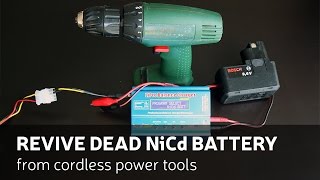 How to revive dead NiCd battery from cordless power tools [upl. by Eeroc]