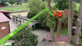 Merlo Roto 4030 woodcracker CS 750 von Fa Bäume von Fortmüller [upl. by Nayr]