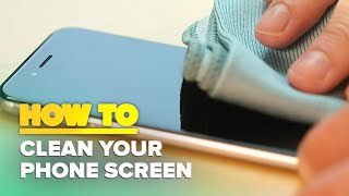 How to clean your phone screen and some products to avoid [upl. by Niac435]