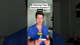 A German Trying an American Accent [upl. by Ardnuasac598]