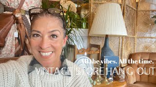 Hang With Me At My Vintage And Antique Store For The Day Unboxing Boho Eclectic Haul  Great Art [upl. by Fabri]