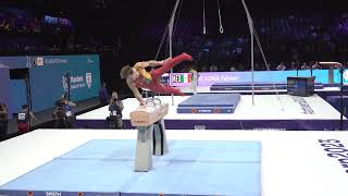 2023 Artistic Gymnastics World Championships – Qualifications MAG – Luka van den Keybus BEL [upl. by Elkcim]