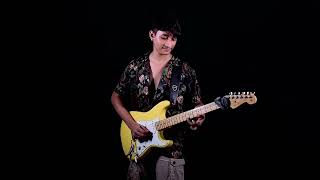 Neele Neele Ambar Par  Kalakar  Electric Guitar Cover  Bhoomiraj Patil [upl. by Tyrus]