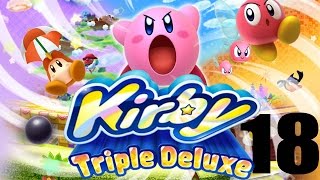 Lets Play Kirby Triple Deluxe 18  Save the Flower People [upl. by Anesusa]