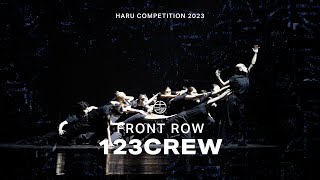 123CREW  EXHIBITION  FRONTROW  HARU COMPETITION 2023 [upl. by Gertrude]