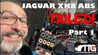 My Jaguar XK8 XKR ABS has failed Traction control also gone Lets fix it [upl. by Bocaj]