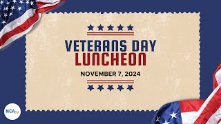 Northborough Senior Center Presents Veterans Luncheon  November 7 2024 [upl. by Sitnik]