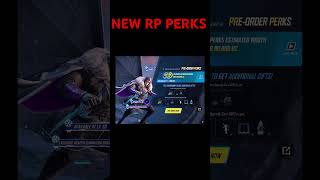 PUBG New RP Pre order perks🔥pubg bgmi tsprincessytshort [upl. by Elram570]