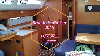 BAVARIA51 CRUISER 2016  FOR SALE  Greece   Free Sail Group [upl. by Henigman259]