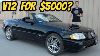 I Bought a Broken V12 Mercedes SL600 for only 5000 [upl. by Kerby997]