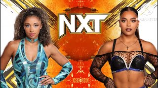 WWE2K24 NXT KELANI JORDAN VS JAIDA PARKER [upl. by Eecyaj900]